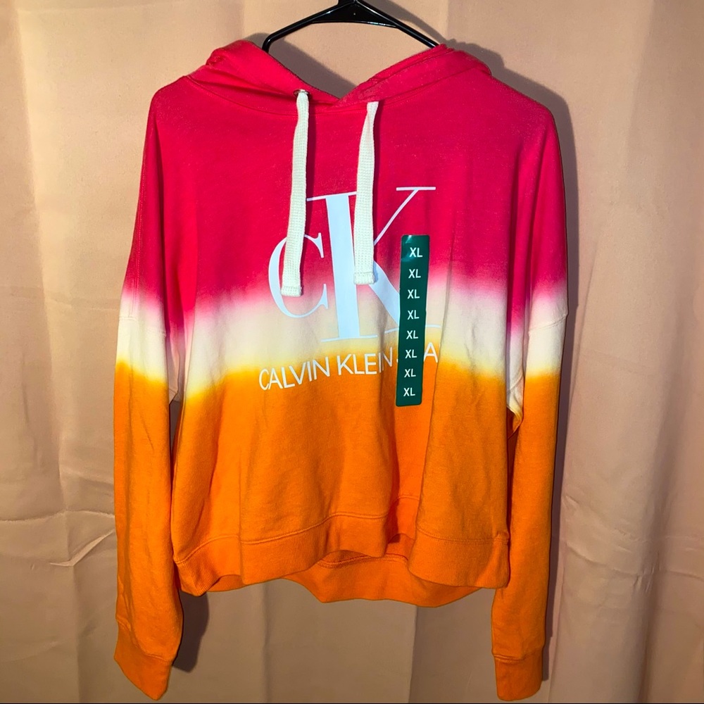 Calvin Klein Sweatshirt Tie Dye Ombré